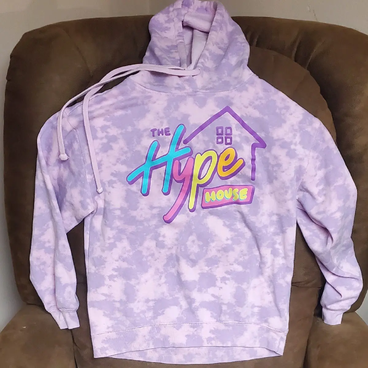 Hype House Hoodie Size Small Tie Dye
