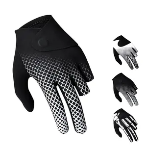 Professional Billiard Glove for Left Hand, Three-Finger Design, Adjustable Elastic Strap, Durable Needles, Breathable Material, Billiard Accessories
