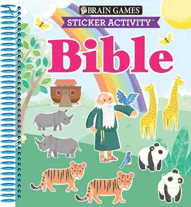Brain Games Sticker Activity: Bible for Kids Ages 3-6