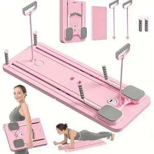 8-in-1 multifunctional folding board, made of PP material, safe and reliable, resistant to deformation, equipped with resistance bands, a perfect gift, a summer essential Pilates Machine Equipment Pilates Reformer Machine foam roller