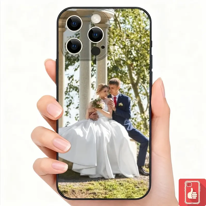 Custom Photo Phone Case – Please Send Image After Purchase.Phone Case: A Personalized Phone Case That Can Be Customized for Wedding Photos, Suitable for iPhone 17/16/15/14/13/12/11/X/Pro/Pro Max/Plus Models
