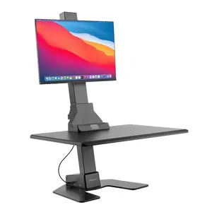 Standing Desk Converter - Height Adjustable Sit-Stand Desk Riser for Home & Office Workstations