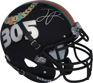 Jaelan Phillips Miami Hurricanes Autographed Schutt Tradition Authentic Helmet - Fanatics Exclusive - Fanatics Authentic Certified