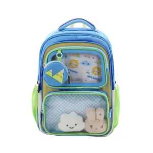UIUI KUMO #505-508 Cute Backpack with Clear Pockets for Students Large Capacity No Shoulder Pressure Waterproof & Wear
