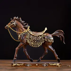 Modern Creative Resin Horse Statue Decor, Resin Animal Sculpture, Living Room Office Home Decoration, Gift for Friends & Graduates, Collectible Figurines