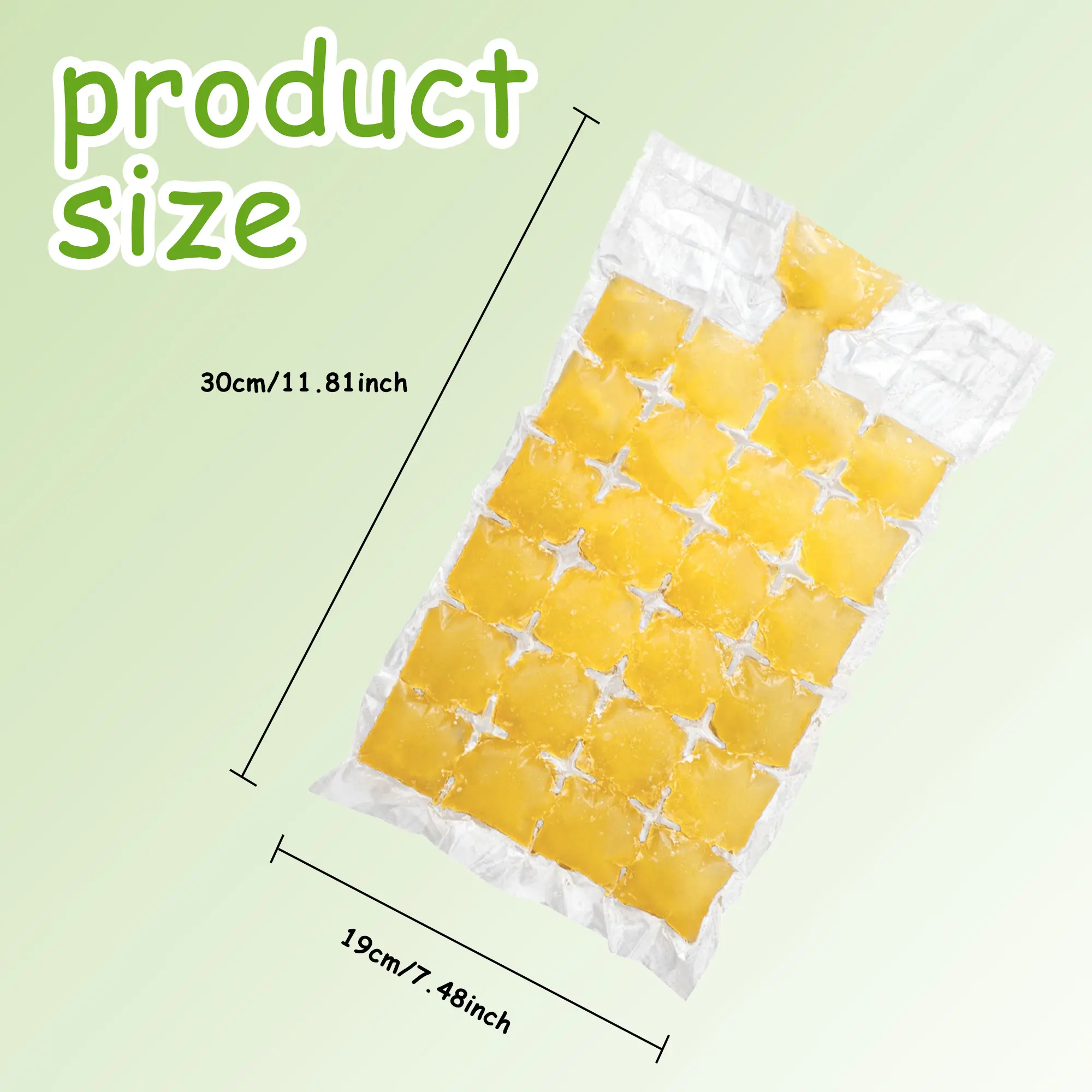 Disposable Plastic Ice Cube Bags (50 Counts) - Food Grade, Leakproof Seal, Self-Sealing Freezer Trays (24 Cubes/Bag), Odor-Free Containers for Home Cooks’ Drink Prep & Bar Utensils Accessory