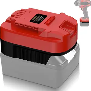 Lithium Battery Converter, Battery Converter for Makita 18V Li-ion Battery, Cordless Tool Accessories for Bauer 20V Li-ion Battery, Lithium Ion Replacement