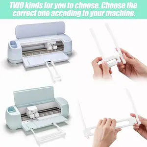 1PC Long /Short Extension Tray Compatible with Maker 3 and Maker；Extension Tray Compatible with Explore Air 2 & Explore 3；Plastic Tray Extender Holder；Cutting Mat Support Artworks, Crafts Tool Supplies, Home Office