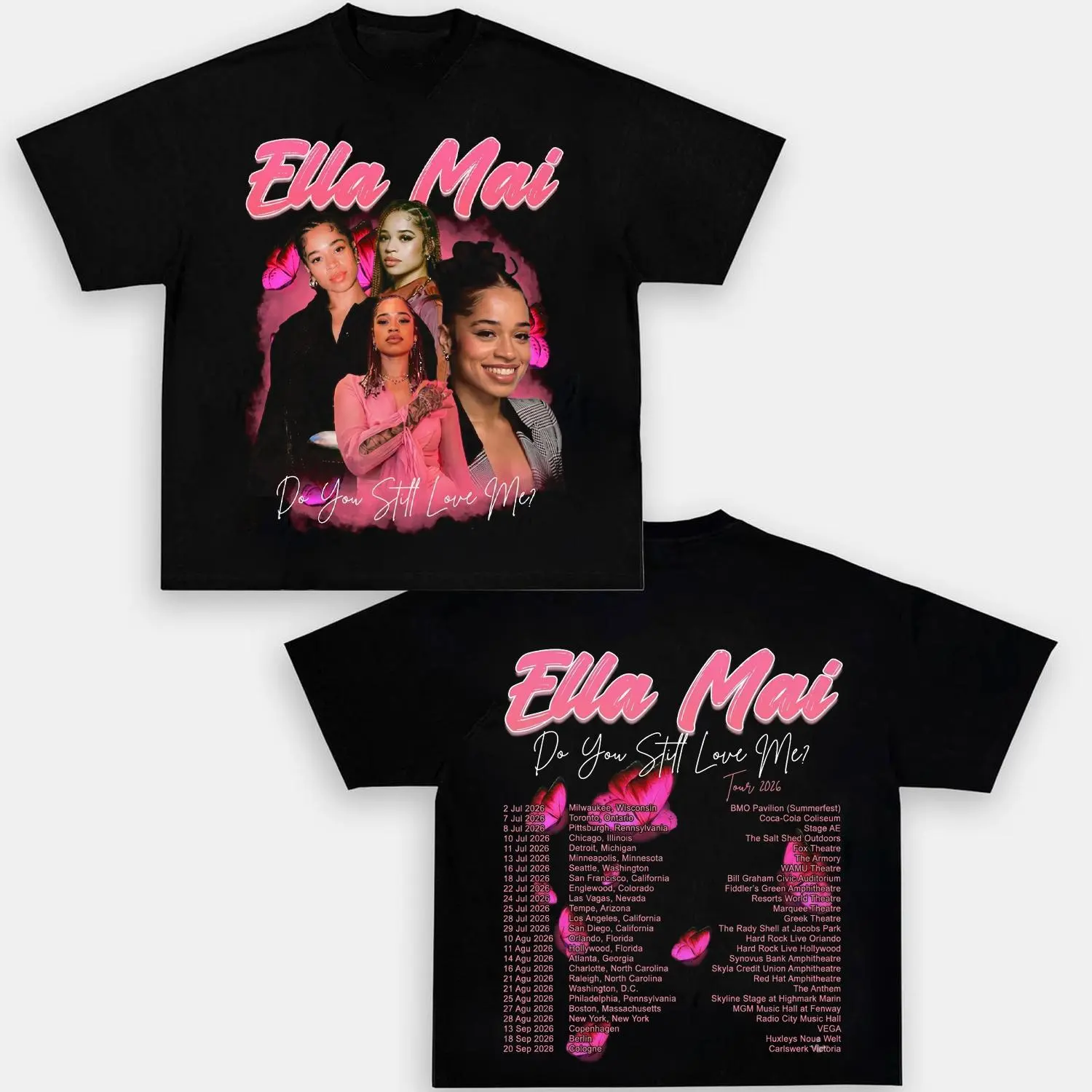 Ella Mai Do You Still Love Me Music Lover Vintage Unisex T Shirt HY5347