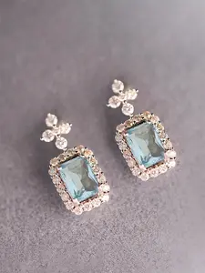2024 New Style Artificial Zircon Decor Dangle Earrings, Statement Earrings, Elegant Jewelry for Women, Trendy All-match & Exquisite Jewelry for Birthday Gift, Dainty Gift for Your Love, Classic Style Earrings