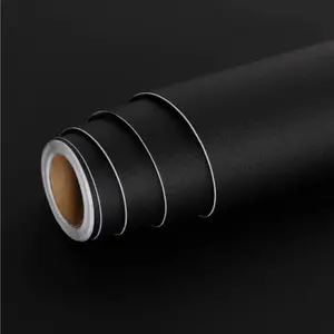 Carpet Paper Roll with Matte Contact Adhesive, Removable Self-Adhesive Vinyl Film, Covers Office Desk Furniture Cabinets