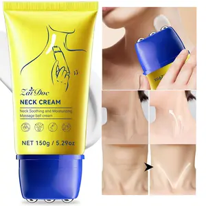 Zaidoc Neck Firming Cream 150g - Tighten & Lift for Crepey Skin, Deep Moisturizing, Cruelty-Free, Roller Massage Application, Fades Neck Lines, Firms & Repairs