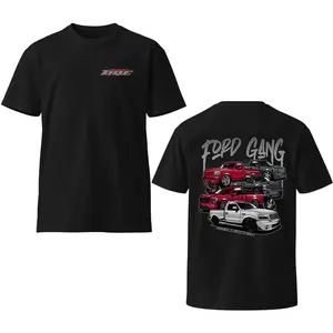 Trokiando Ford Gang Truck T-Shirt, Graphic Pickup Tee for Men, Street Truck Style Shirt, Automotive Enthusiast Gift, Casual Menswear Top