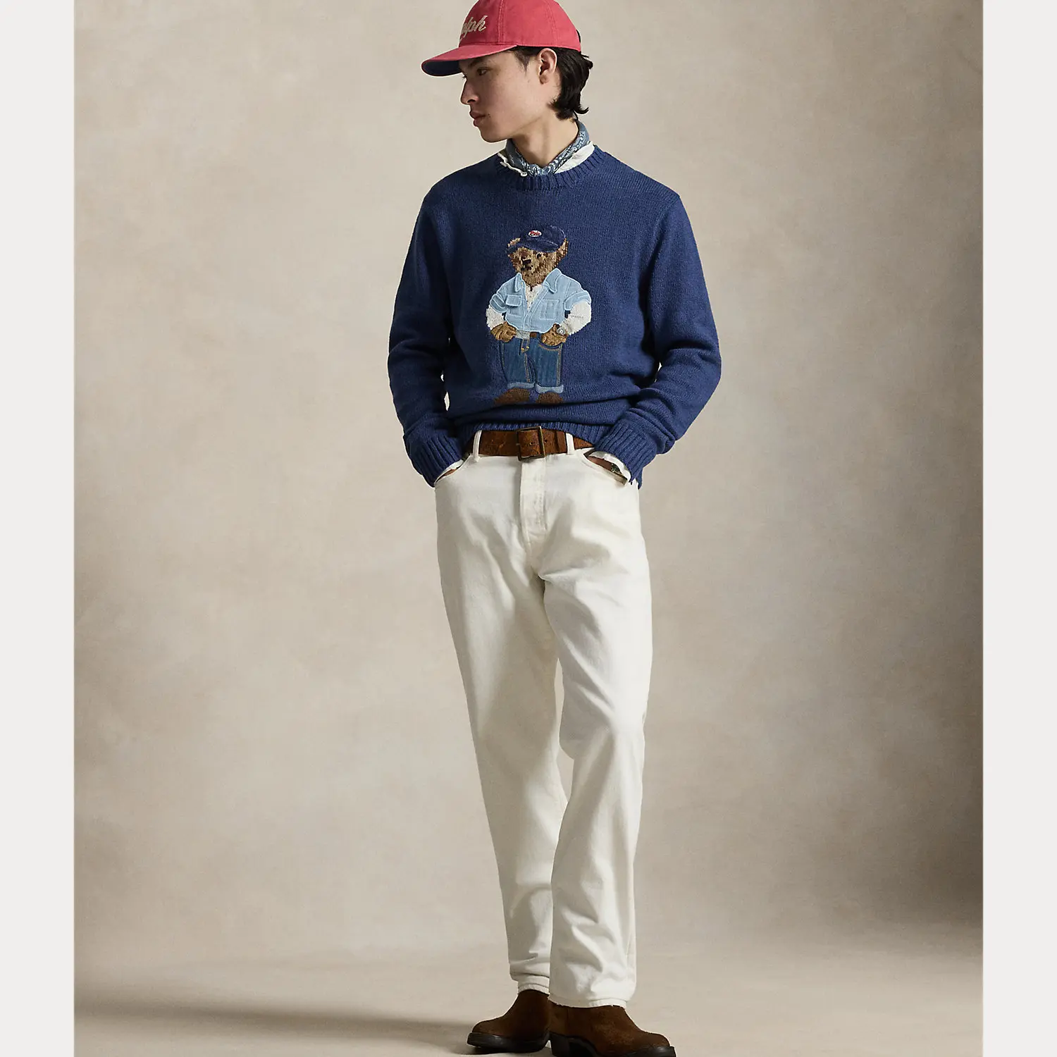 Polo Ralph Lauren - Polo Bear Linen-Cotton Sweater