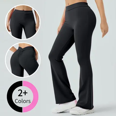 Women's Quick Dry Kabuer Leggings - V-Cut Waist, Butt Lifting, Sculpting, Compression, Tummy Control, Stretchable Athleisure Activewear for Gym, Yoga Training Bottoms