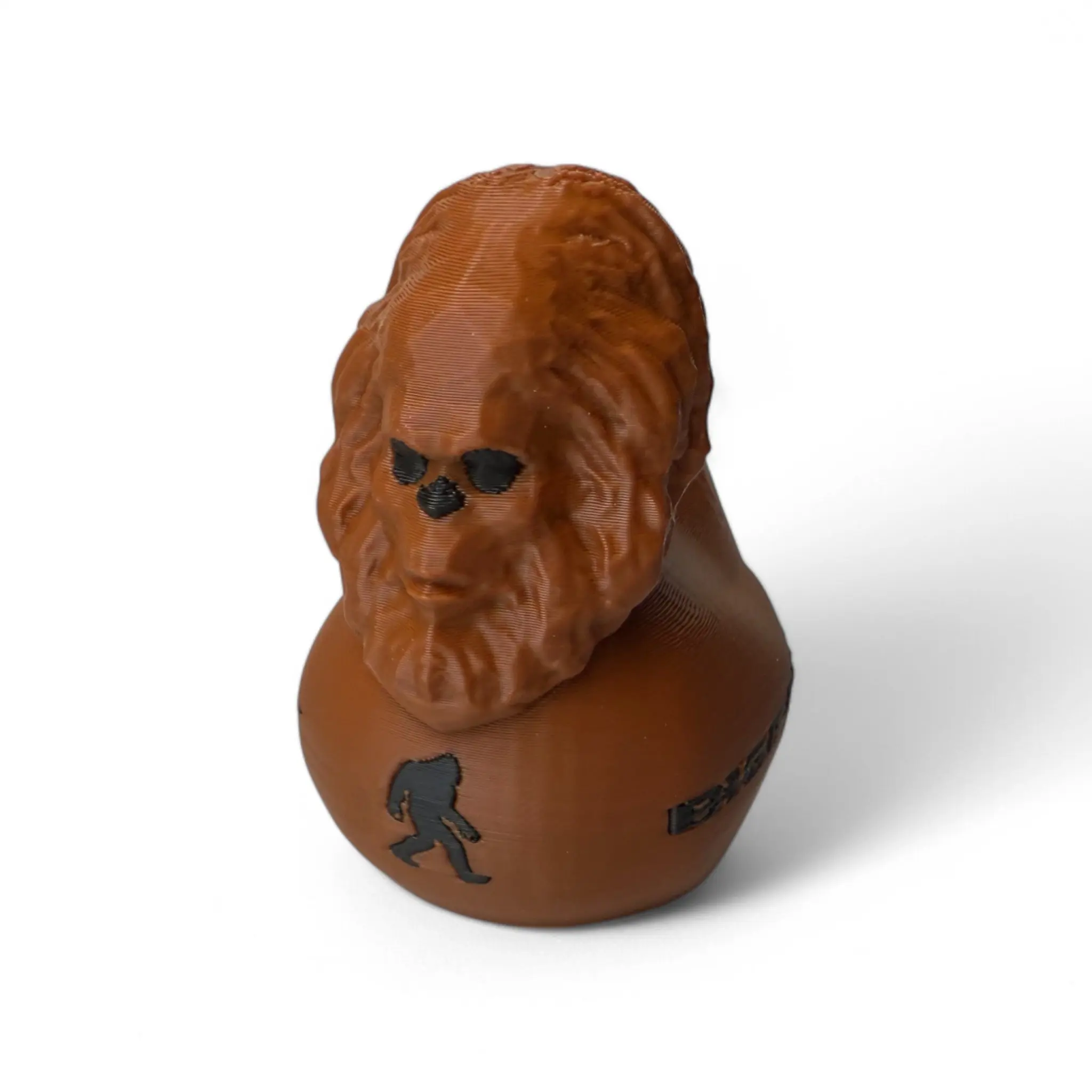 Bigfoot Duck - The Hidden Myth and Legend - Decorative Rubber Duck for Indoor Nature Ornaments