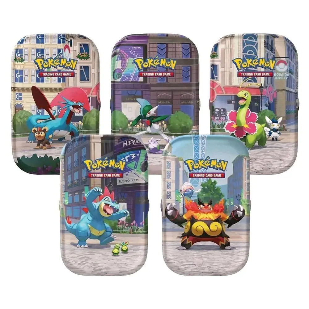 Pokémon TCG: Lumiose City Mini Tin - Official TCG Collectible Cards Sealed Near Mint Box (Random Art Design)