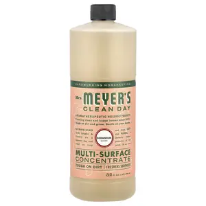 Mrs. Meyers Clean Day Multi-Surface Concentrate, Geranium, 32 fl oz (946 ml)
