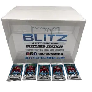 Bowman Chrome Blaster Sports Card Pack and Ten Full Size Memorabilia for Collectors