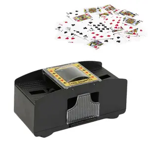 Card Shuffler 2/4/6 Deck, Battery Operated Card Shuffling Machine, Card Shuffling Machine for Travel Home Festivals Party, Automatic Card Shuffler