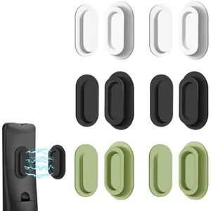 6 Pack Magnetic Remote Control Holder – Upgraded Silicone Magnetic Wall Mount for TV, Fan & Air Conditioner Remotes – Self-Adhesive, No-Drill Remote Control Holder Wall Mount