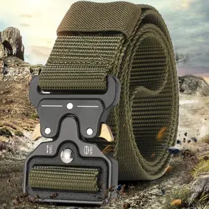 Men's Multi-Functional Tactical Belt, High-Quality Nylon Marine Corps Belt with Durable Buckle, Outdoor Hunting & EMT Protective Gear Accessory, Emt Belt