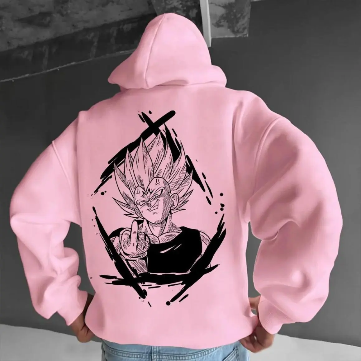 Unisex Majin Vegeta Shirt, Manga Hoodie For Men, Best Anime Hoodie, Gift For Anime Lovers, back print, Graphic Shirt, Fun and