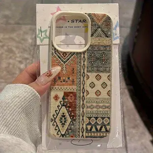 Retro plaid pattern durable and shockproof phone case, suitable for iPhone 17, 16, 15, 14, 13, 12, 11, Pro Max/X/XS/XS Max. Holiday phone accessory, a holiday gift for friends, family and yourself.