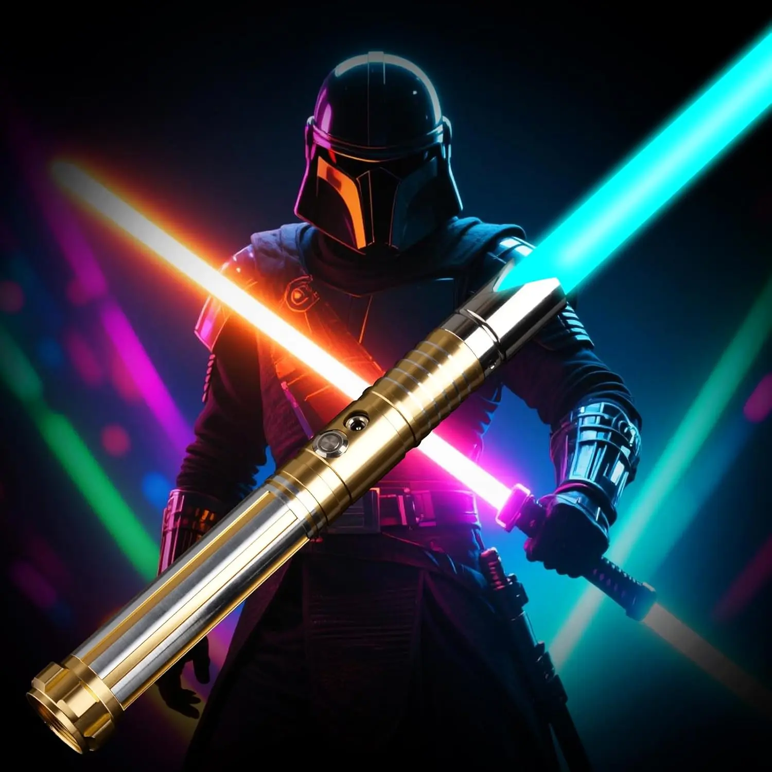 2026 Darth Maul 2-in-1 Xenopixel Double LED Lightsaber - Sports Duel Polycarbonate Saber, 4 Modes & Sounds, 92cm Blade, Aluminum Alloy Hilt, USB Rechargeable Type-C, Neopixel Lightsaber for Teens, Led Saber, Polycarbonate Lightsaber