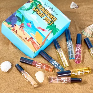 10-Piece Summer Brazilian Romantic Perfume Set, Fragrance Discovery Set, Vanilla & Caramel Scented, Perfect Gift for Women, Christmas & Halloween