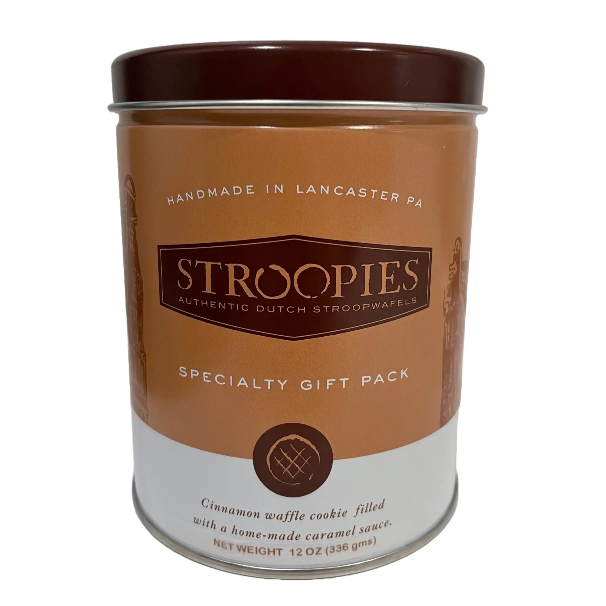 Stroopie Gift Tin - Homemade Dutch Caramel Stroopwafel