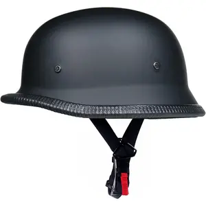 German Pilot Helmet,Motorcycle Helmet,Personality Vintage DOT Approved, Half Helmet Motorcycle Cruiser Scooter Cool Helmet