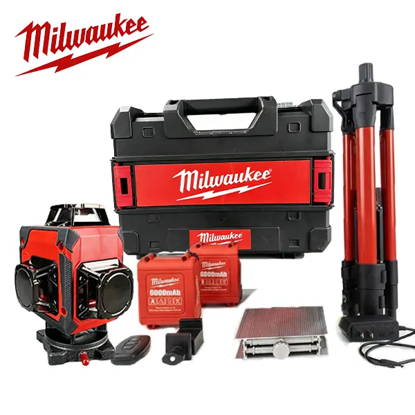 Milwaukee Professional Green Laser Level, Multi-Directional Self-Leveling Tool with 360° Beam Projection, Precision Layout Equipment for Industrial Repair, Construction, Home DIY Projects