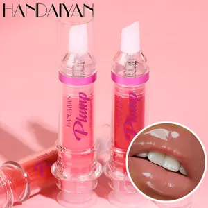 Peeping Lip gloss with a glass mirror lip balm Lipstick Makeup Lip Care