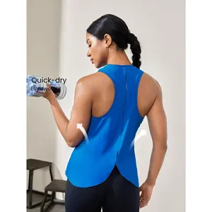 GLOWMODE Mesh Training Racerback Summer Tank Gym Wear Medium Impact Running Workout Quick Dry Moisture Wicking Cool Feeling