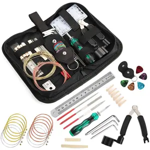 Professional Guitar String Winder Set with String Cutter and Bridge Pins for Easy Guitar Maintenance and String Changing