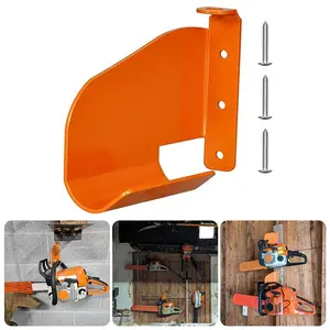 Chainsaw Hanger Heavy Duty Chainsaw Holders Organizer Mounted Chainsaw Rack for Garden Garage Chainsaw Wall Mount with Screws Kit
