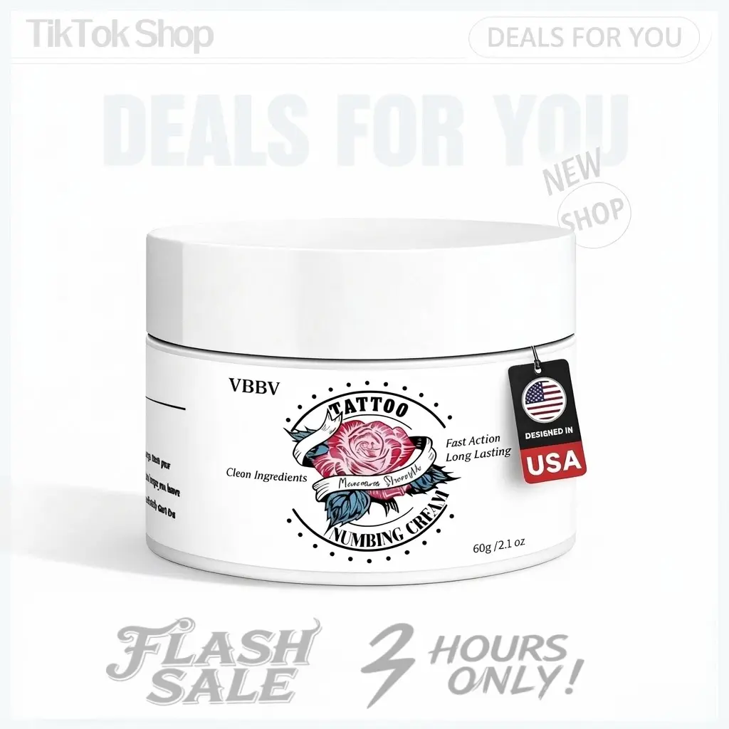 VBBV Therapeutic Lidocaine Multi-Functional Ointment - Single Item Soothing Tattoo Aftercare Balms & Creams, 6-Hour Pain Relief, Sensitivity Reduction, Joint Discomfort Comfort Enhancement