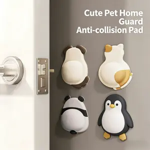 1 PCS Animal silicone wall protection device door stopper | Soft rubber door handle, refrigerator and furniture protective pad | Noise reduction and scratch prevention