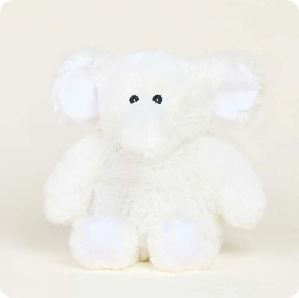 White Elephant Warmies - Heatable, Chillable, and Weighted Plush