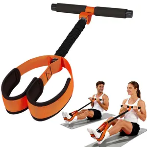 2026 New Pedal Resistance Band with Handle, Natural Rubber Foot Pedal Resistance Bands, Multifunction Fitness Bands for Abdomen, Waist, Arm, Leg, Fitness Training Band