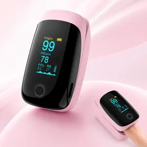 Pink Portable Finger Pulse Oximeter – Multi-Parameter Real-Time Display, Lightweight & Easy to Carry, Perfect for Fitness & Daily Self-Check