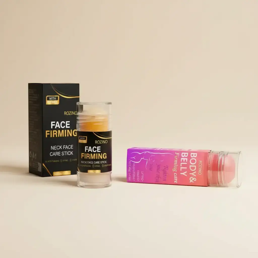 ROZINO Face and Body Firming Care Bundle, 40g Retinol Face Neck Care Stick & 40g Hydrating Moisturizing Body Lifting Stick Moisturizer Skin Care