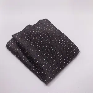 Black Dots Pocket Square