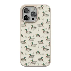 Casely iPhone 16 Pro Max Case | The Boyfriend Collection | Mallard & Co. | Align Soft-Touch Flexible Bumper Case | Compatible with MagSafe