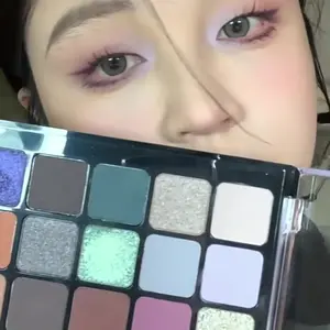 Mgl 40-Color Eyeshadow Palette Matte Shimmer High Pigment Waterproof Long-Lasting Natural Makeup for Halloween Christmas Party Use