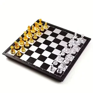 Chess board game series, with a 5.1-inch board size, ideal for indoor and outdoor travel as a mini-sized board game. Portable board, foldable for storage, made of durable material, a must-have for party games