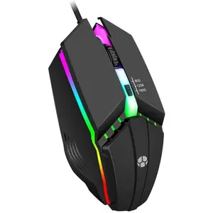 Wired Gaming , Optical USB Mice for Laptop/Desktop, 800 to 1600 and RGB Light,  with 4 Programmable Buttons for Computer Windows 7/8/10/XP Vista Linux Chromebook PC