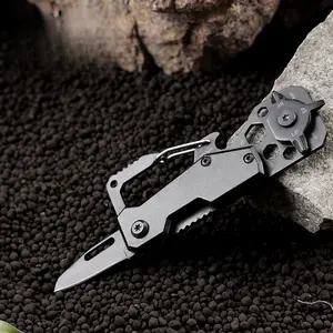🔧Multi-Tool Pocket Knife | Compact EDC Survival Tool | Stainless Steel Blade + Screwdriver/Wrench | Durable Tactical Gear | Essential for Camping/DIY/Everyday Carry! Folding Multitool