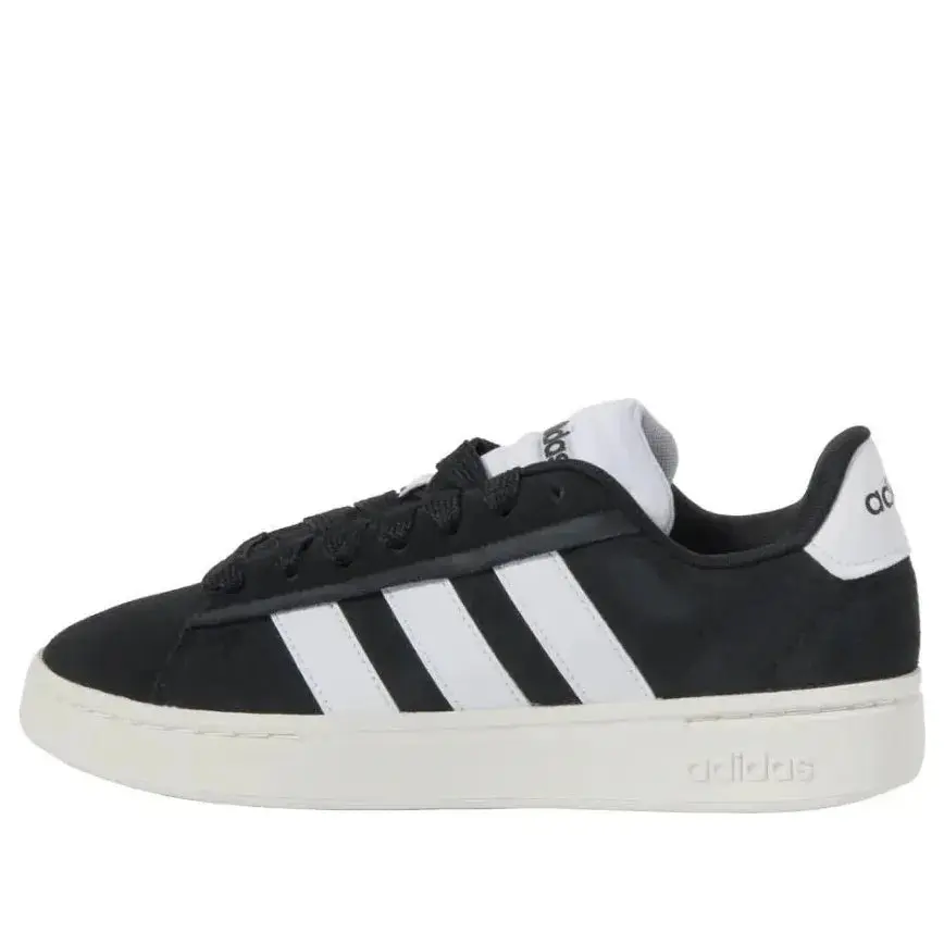 Adidas Men's Grand Court Alpha 00's Classic Athletic Sneakers in Black for Casual Wear and General Sports, Male, Three Stripes